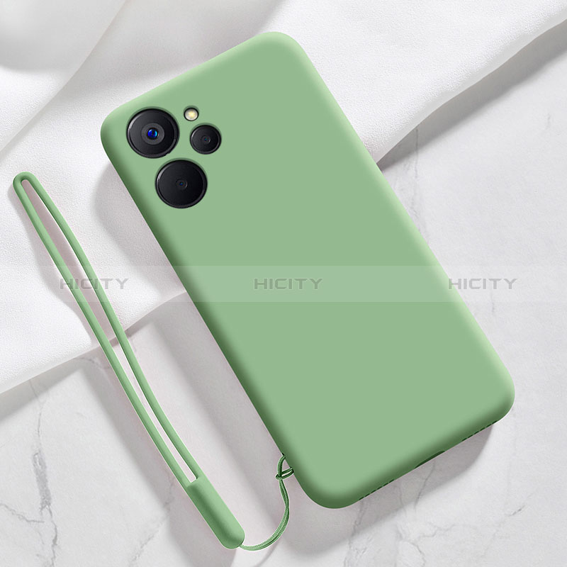 Custodia Silicone Ultra Sottile Morbida 360 Gradi Cover per Realme 9i 5G Verde