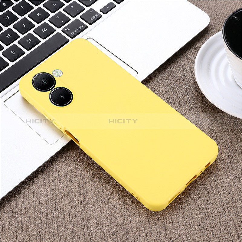 Custodia Silicone Ultra Sottile Morbida 360 Gradi Cover per Realme C33 (2023) Giallo