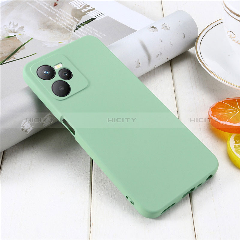 Custodia Silicone Ultra Sottile Morbida 360 Gradi Cover per Realme C35 Verde