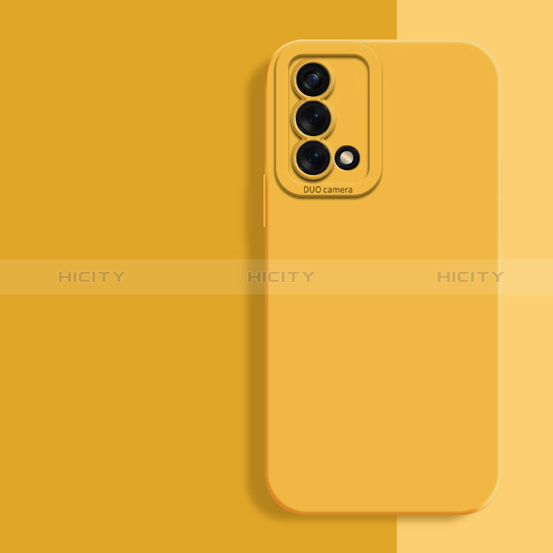 Custodia Silicone Ultra Sottile Morbida 360 Gradi Cover per Realme GT Master 5G Giallo