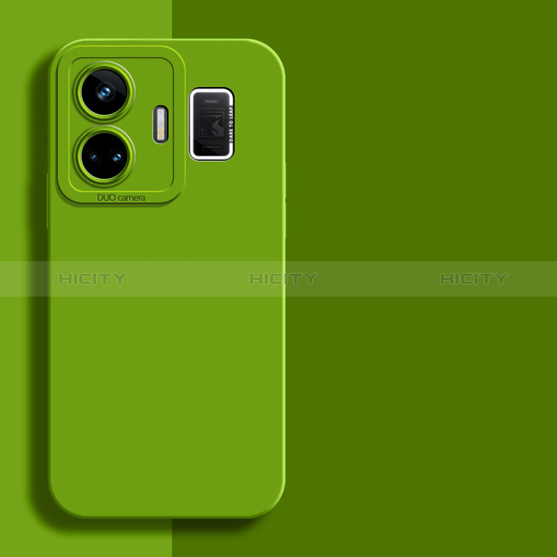 Custodia Silicone Ultra Sottile Morbida 360 Gradi Cover per Realme GT Neo5 5G Verde