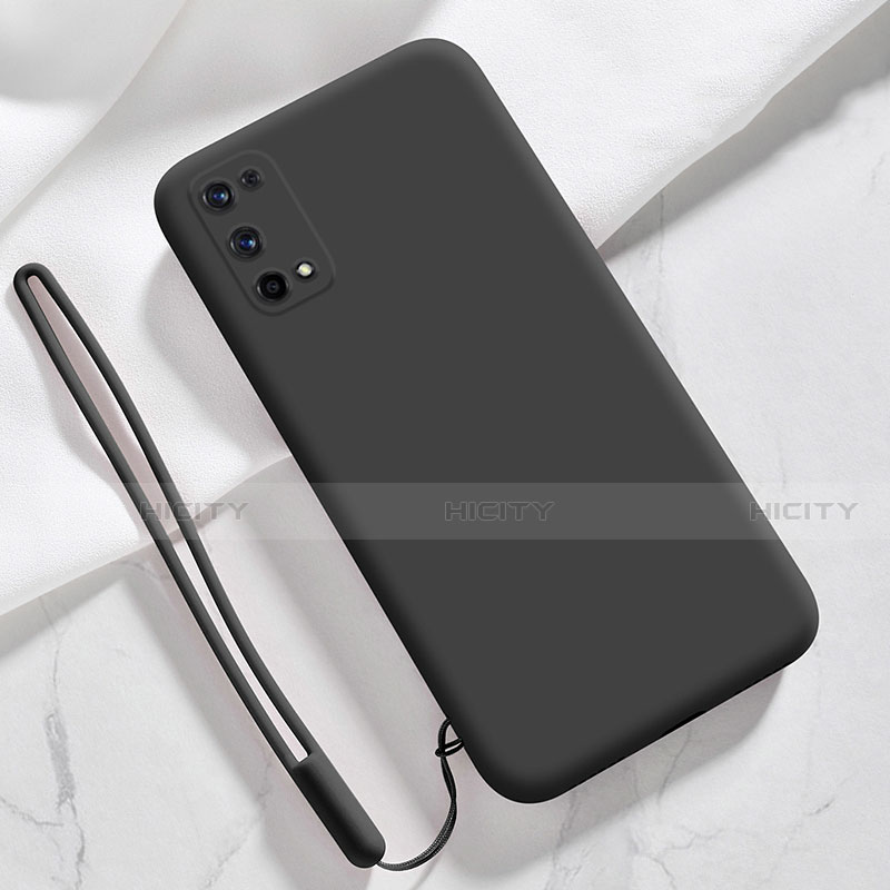 Custodia Silicone Ultra Sottile Morbida 360 Gradi Cover per Realme V15 5G Nero