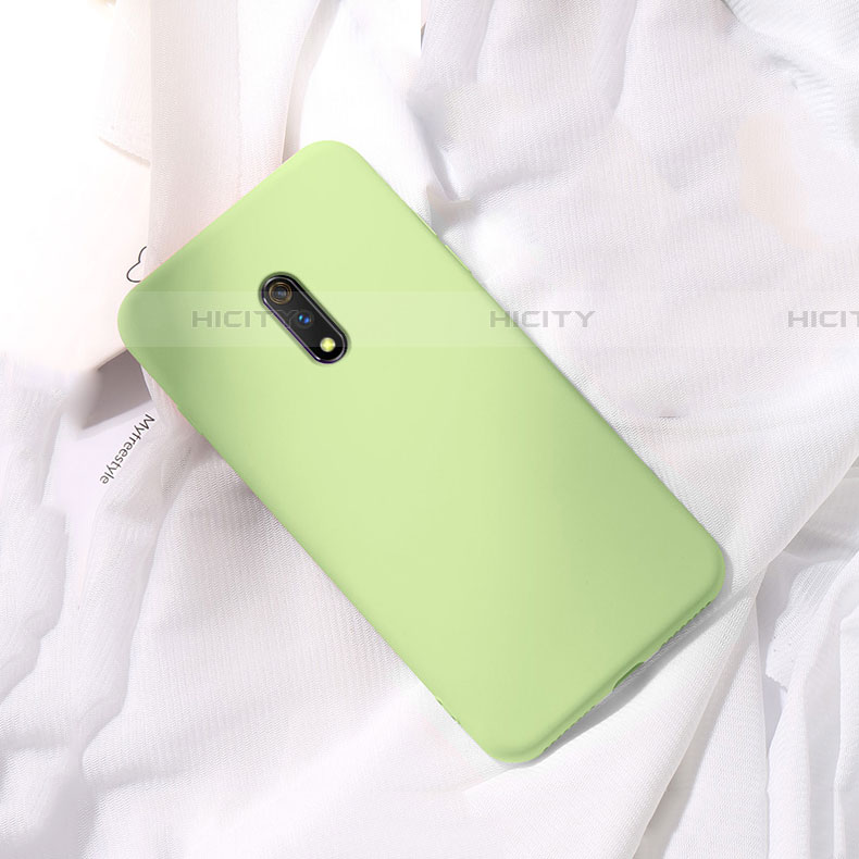 Custodia Silicone Ultra Sottile Morbida 360 Gradi Cover per Realme X Verde