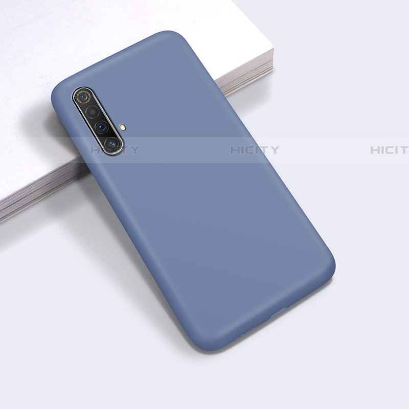 Custodia Silicone Ultra Sottile Morbida 360 Gradi Cover per Realme X50t 5G Grigio