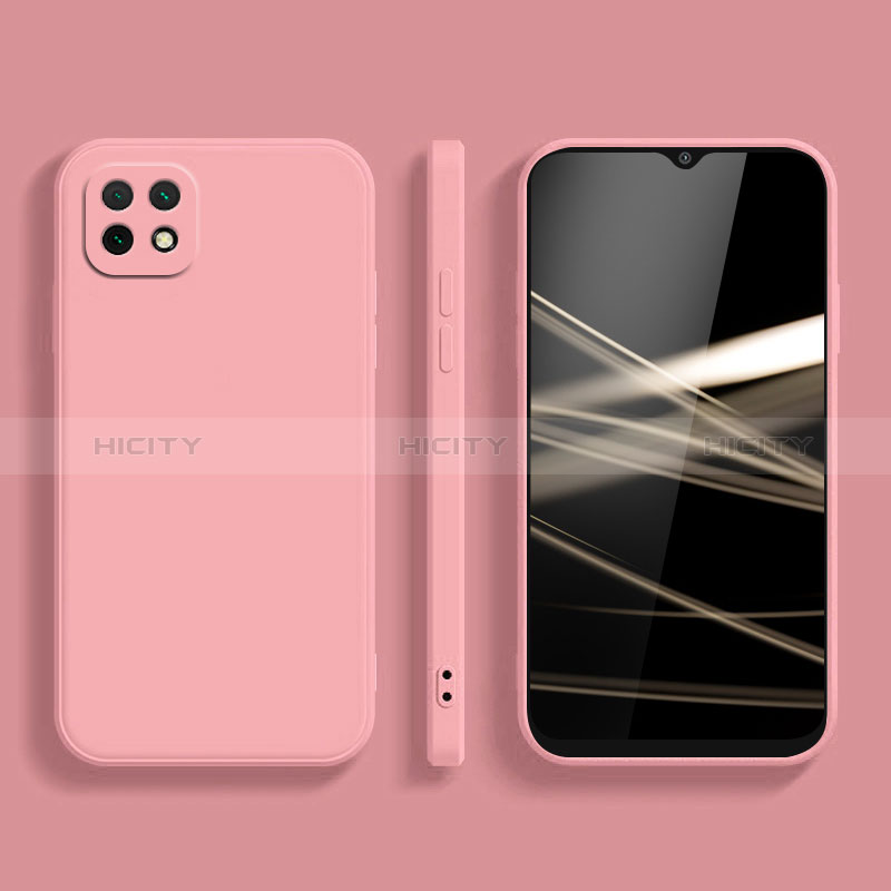 Custodia Silicone Ultra Sottile Morbida 360 Gradi Cover per Samsung Galaxy A22s 5G Rosa