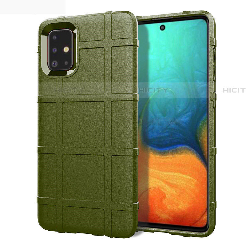 Custodia Silicone Ultra Sottile Morbida 360 Gradi Cover per Samsung Galaxy A51 5G Verde