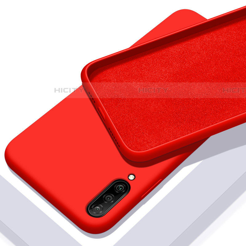 Custodia Silicone Ultra Sottile Morbida 360 Gradi Cover per Samsung Galaxy A70S Rosso