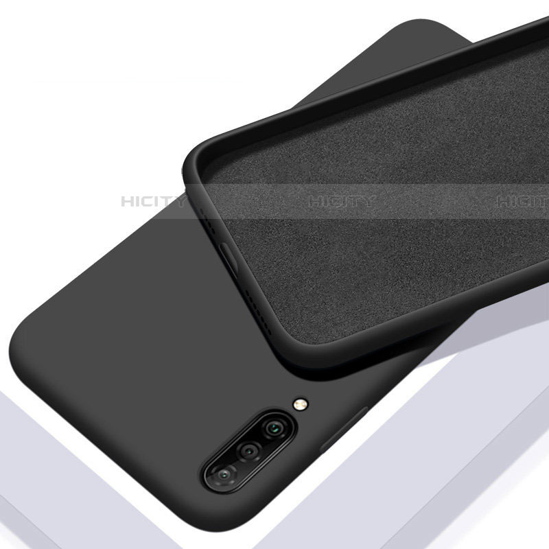 Custodia Silicone Ultra Sottile Morbida 360 Gradi Cover per Samsung Galaxy A90 5G Nero