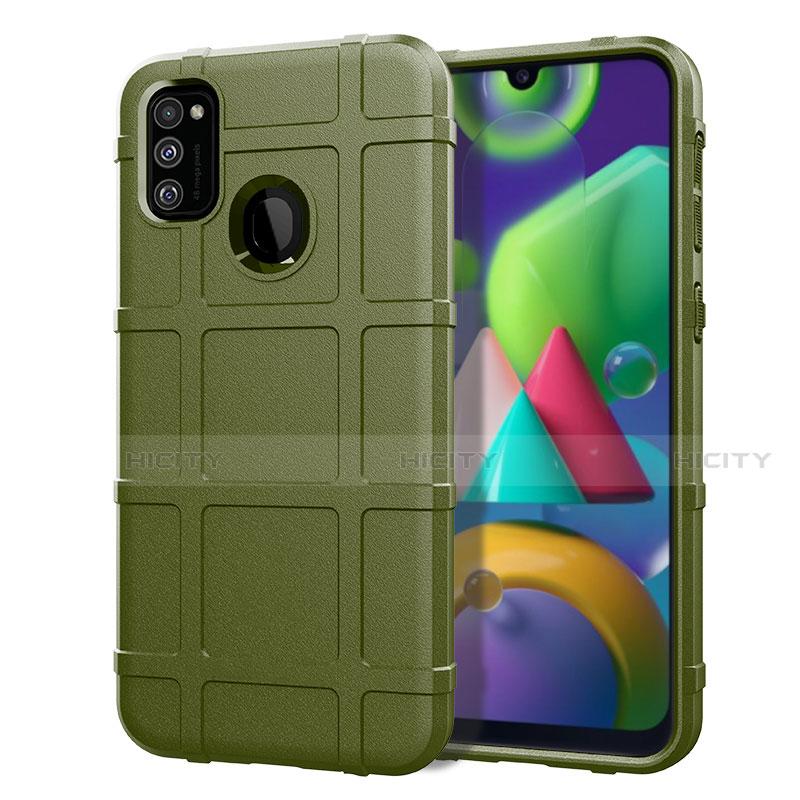 Custodia Silicone Ultra Sottile Morbida 360 Gradi Cover per Samsung Galaxy M30s Verde