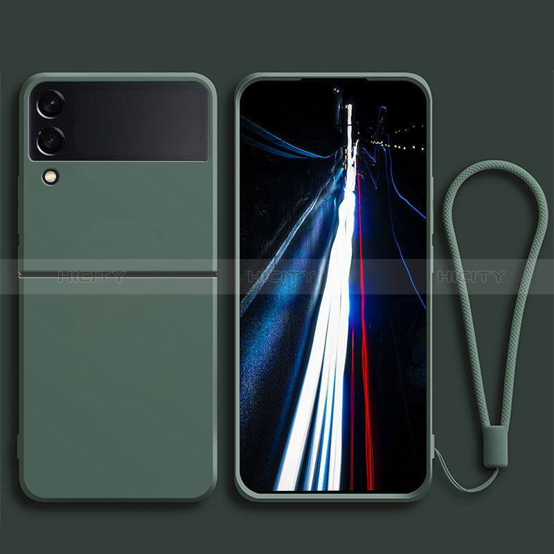 Custodia Silicone Ultra Sottile Morbida 360 Gradi Cover per Samsung Galaxy Z Flip3 5G