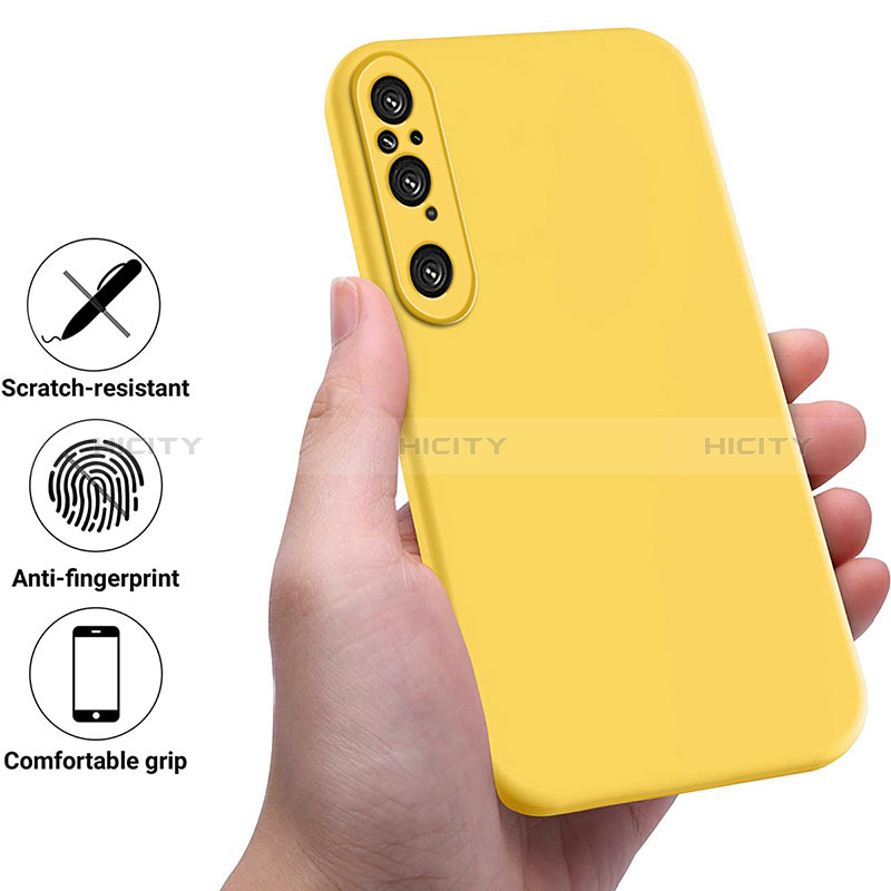 Custodia Silicone Ultra Sottile Morbida 360 Gradi Cover per Sony Xperia 1 V