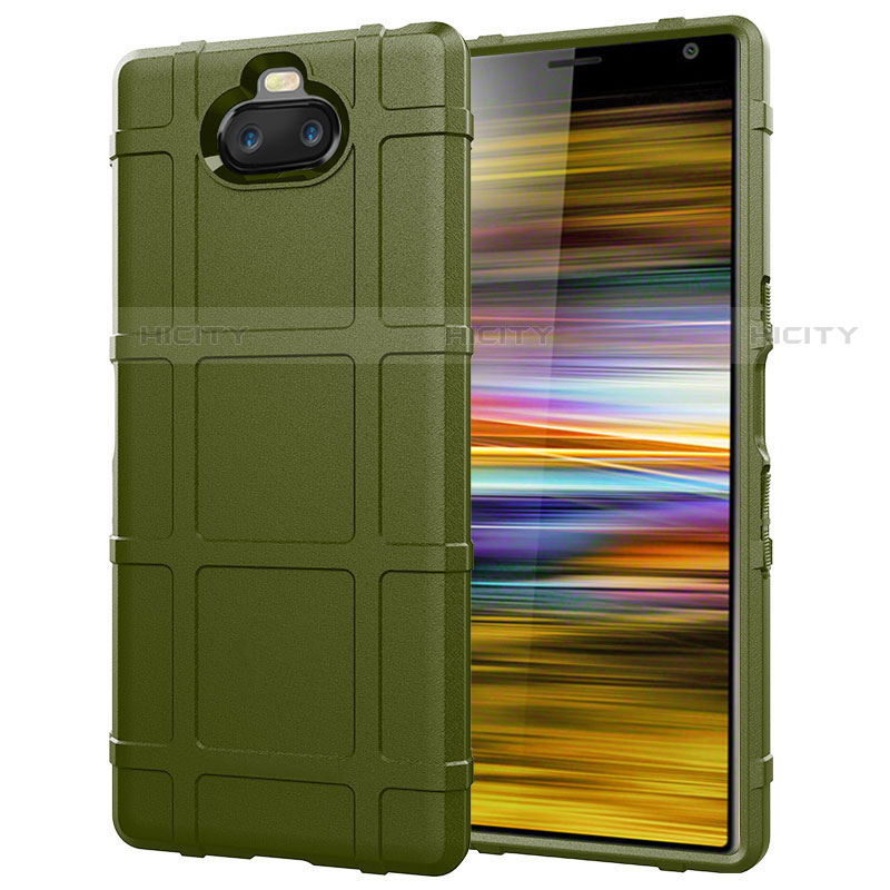 Custodia Silicone Ultra Sottile Morbida 360 Gradi Cover per Sony Xperia XA3 Ultra Verde