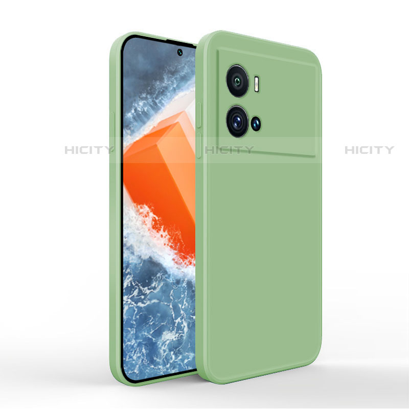 Custodia Silicone Ultra Sottile Morbida 360 Gradi Cover per Vivo iQOO 9 Pro 5G Verde