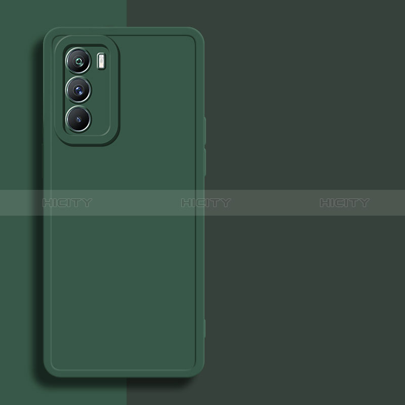 Custodia Silicone Ultra Sottile Morbida 360 Gradi Cover per Vivo iQOO Neo5 SE 5G Verde Notte