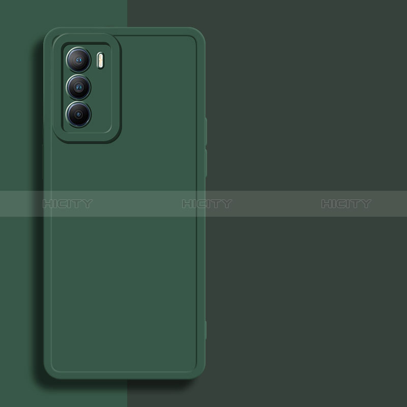 Custodia Silicone Ultra Sottile Morbida 360 Gradi Cover per Vivo iQOO Neo5S 5G Verde Notte