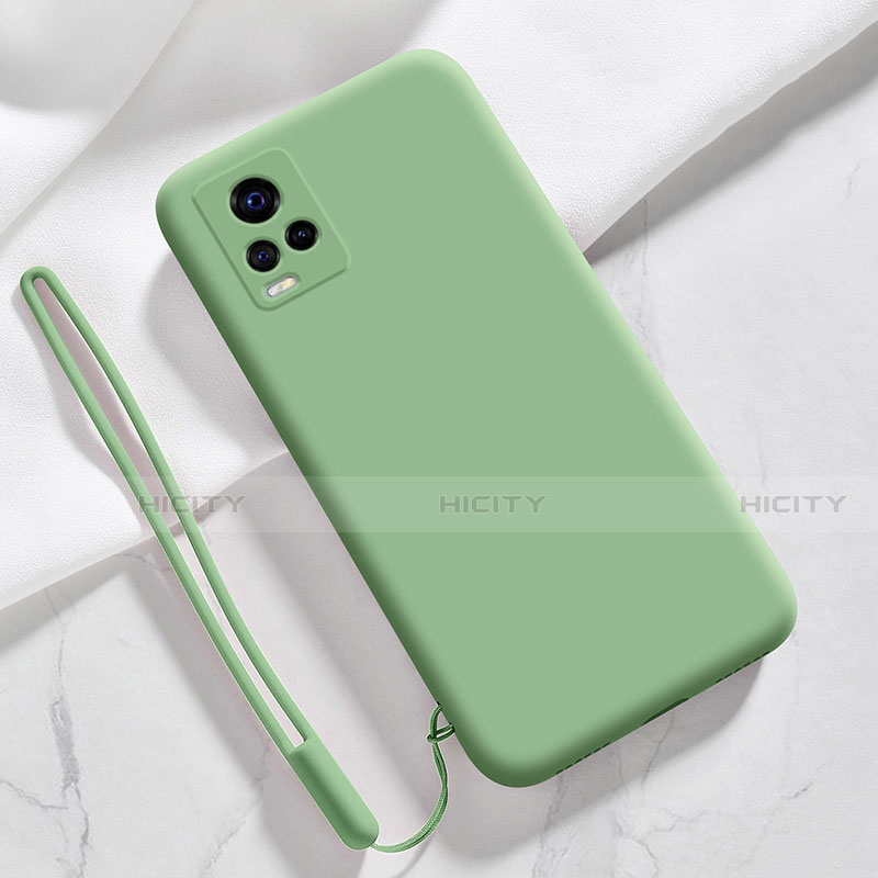 Custodia Silicone Ultra Sottile Morbida 360 Gradi Cover per Vivo V20 Pro 5G Verde