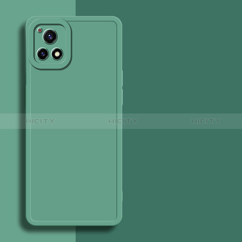 Custodia Silicone Ultra Sottile Morbida 360 Gradi Cover per Vivo Y31s 5G Verde