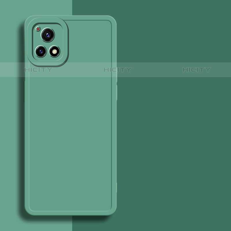 Custodia Silicone Ultra Sottile Morbida 360 Gradi Cover per Vivo Y54s 5G Verde