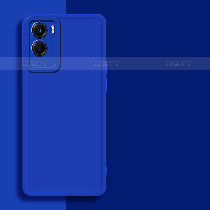 Custodia Silicone Ultra Sottile Morbida 360 Gradi Cover per Vivo Y72t Blu