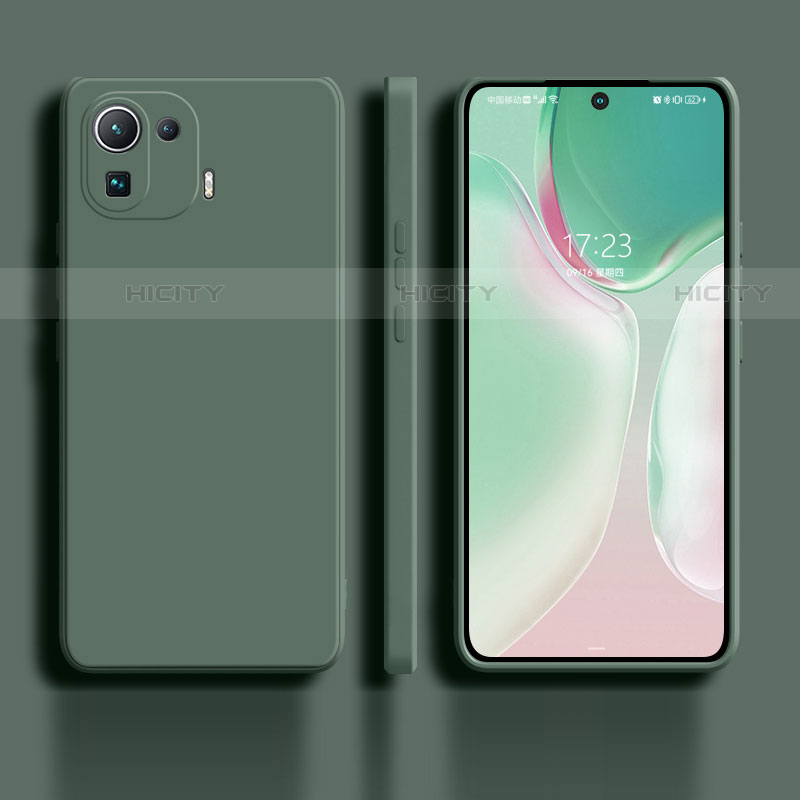 Custodia Silicone Ultra Sottile Morbida 360 Gradi Cover per Xiaomi Mi 11 Pro 5G Verde