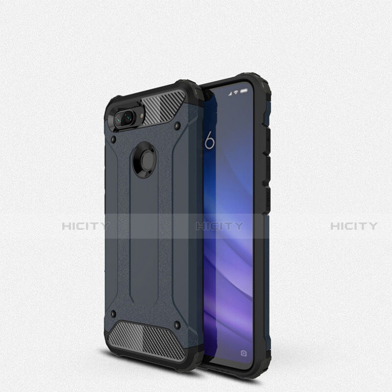 Custodia Silicone Ultra Sottile Morbida 360 Gradi Cover per Xiaomi Mi 8 Lite Blu