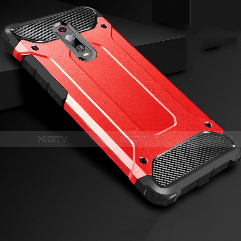 Custodia Silicone Ultra Sottile Morbida 360 Gradi Cover per Xiaomi Mi 9T Pro Rosso