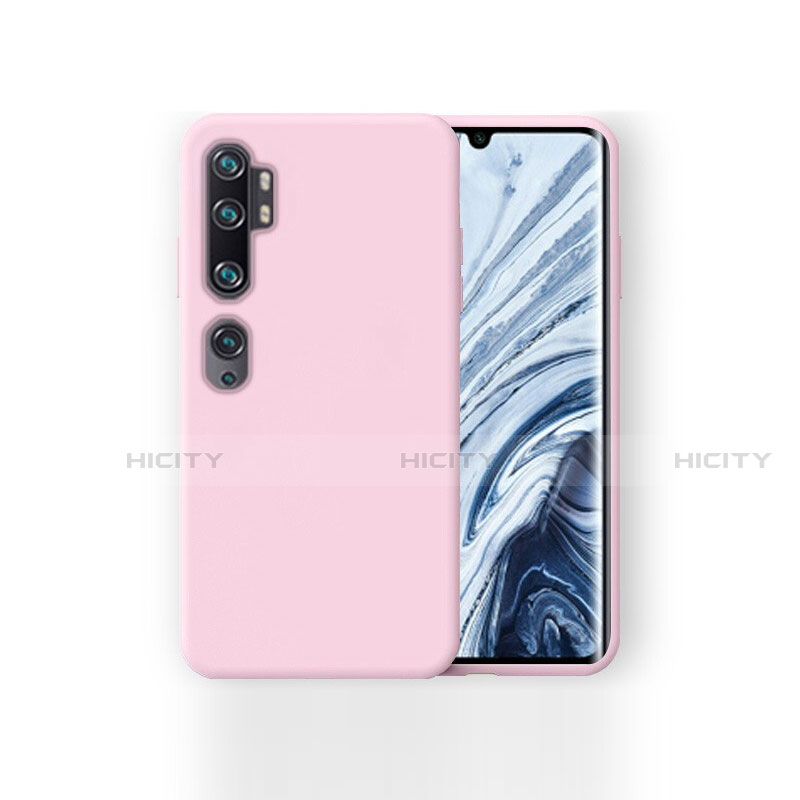 Custodia Silicone Ultra Sottile Morbida 360 Gradi Cover per Xiaomi Mi Note 10 Pro Rosa