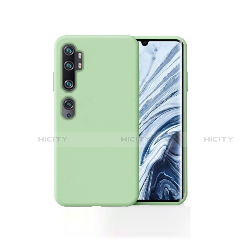 Custodia Silicone Ultra Sottile Morbida 360 Gradi Cover per Xiaomi Mi Note 10 Pro Verde