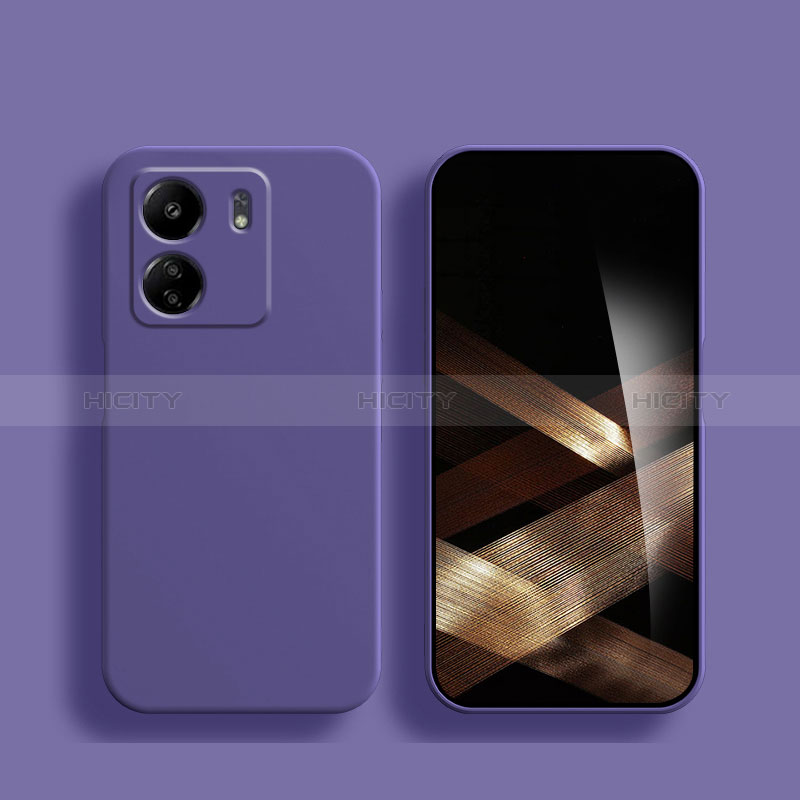 Custodia Silicone Ultra Sottile Morbida 360 Gradi Cover per Xiaomi Poco C65 Viola