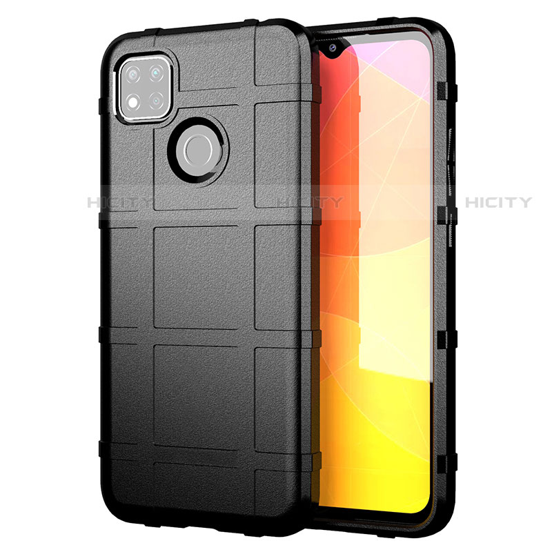 Custodia Silicone Ultra Sottile Morbida 360 Gradi Cover per Xiaomi Redmi 9C Nero