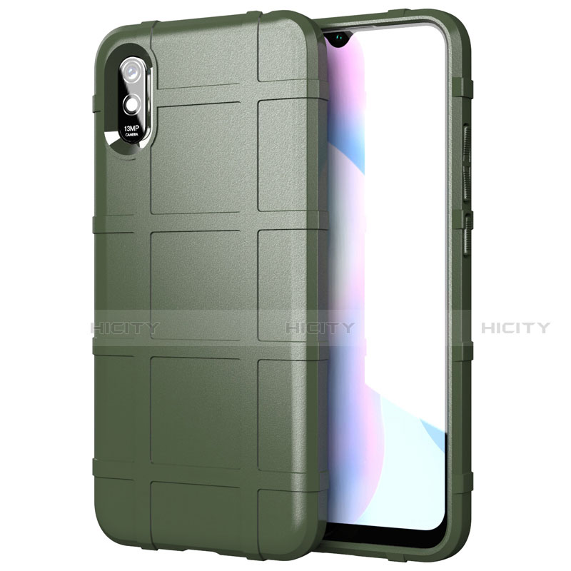 Custodia Silicone Ultra Sottile Morbida 360 Gradi Cover per Xiaomi Redmi 9i Verde