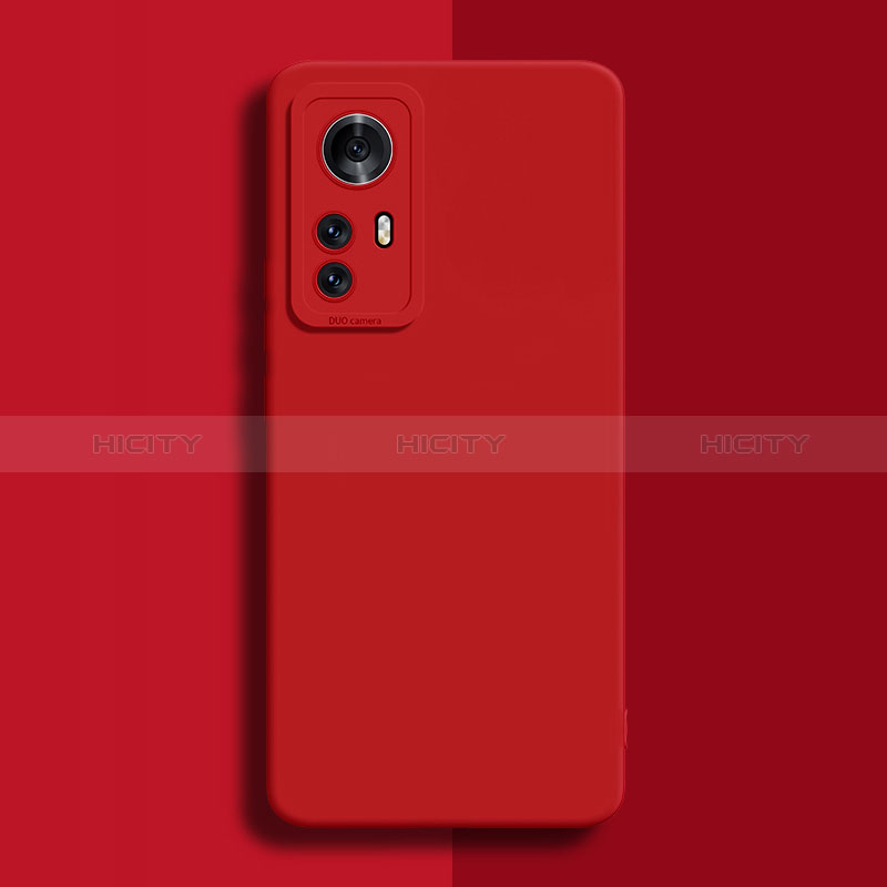 Custodia Silicone Ultra Sottile Morbida 360 Gradi Cover per Xiaomi Redmi Note 12S Rosso