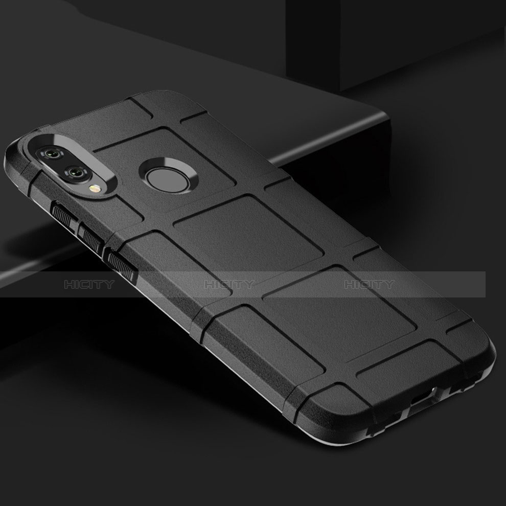 Custodia Silicone Ultra Sottile Morbida 360 Gradi Cover per Xiaomi Redmi Note 7 Pro Nero