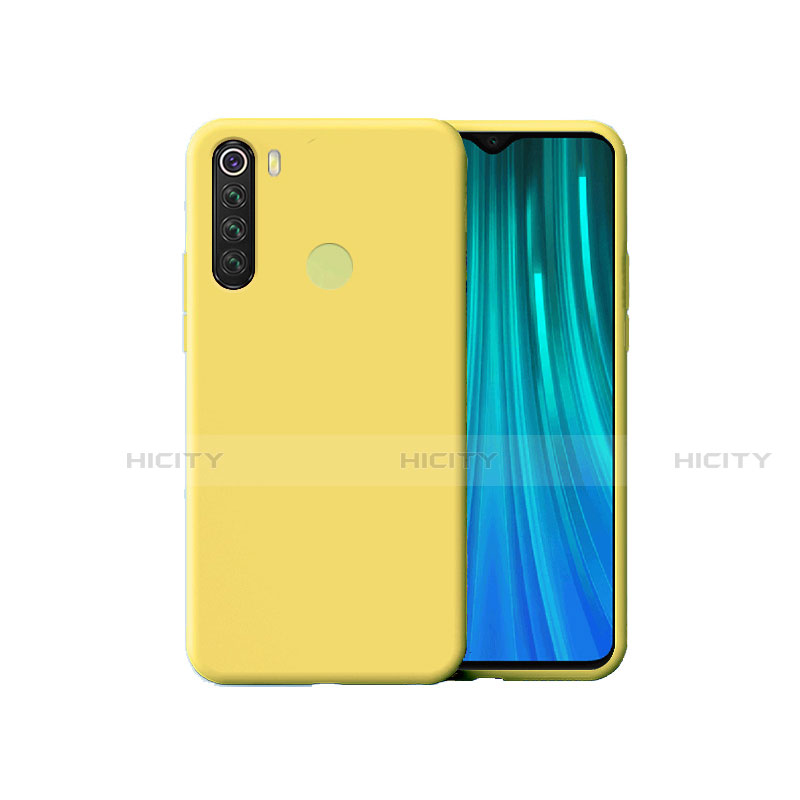 Custodia Silicone Ultra Sottile Morbida 360 Gradi Cover per Xiaomi Redmi Note 8 (2021) Giallo