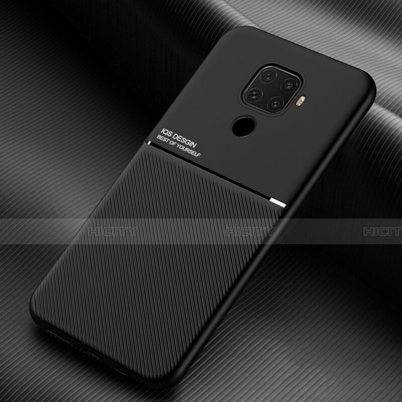 Custodia Silicone Ultra Sottile Morbida 360 Gradi Cover S01 per Huawei Mate 30 Lite Nero