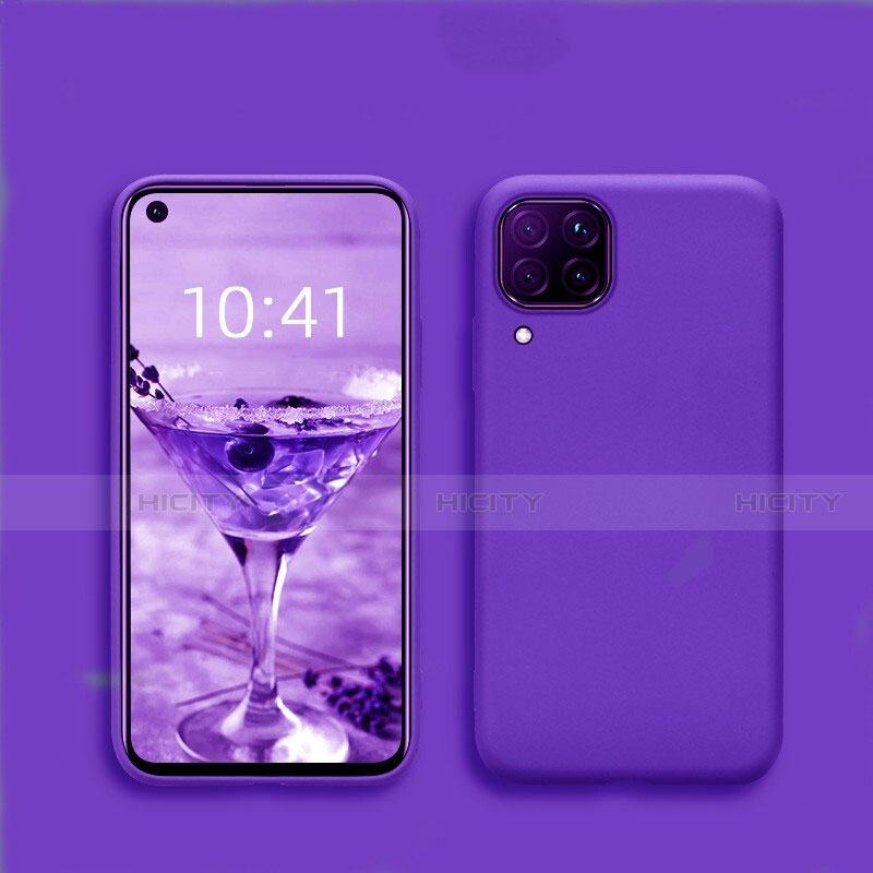 Custodia Silicone Ultra Sottile Morbida 360 Gradi Cover S01 per Huawei Nova 6 SE Blu