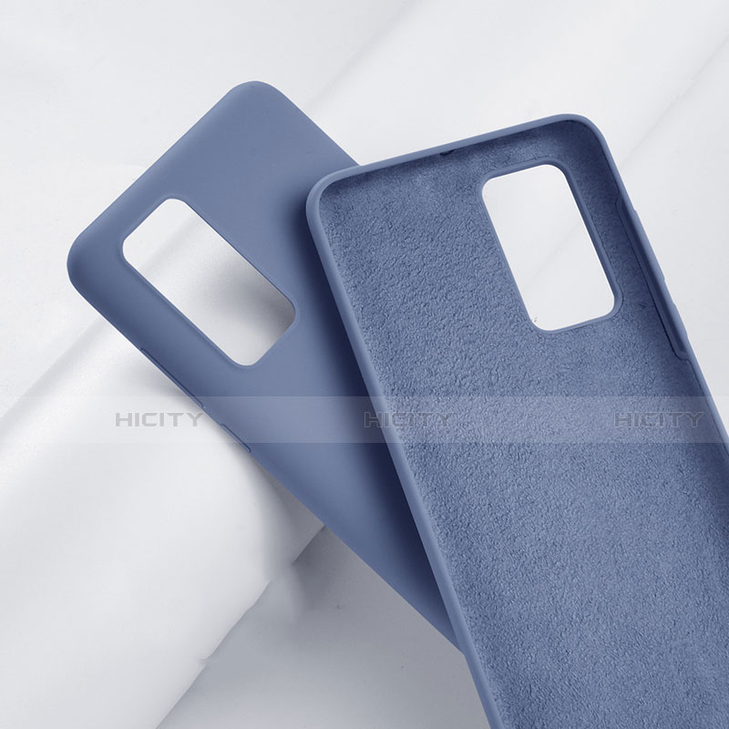 Custodia Silicone Ultra Sottile Morbida 360 Gradi Cover S01 per Huawei P40 Grigio