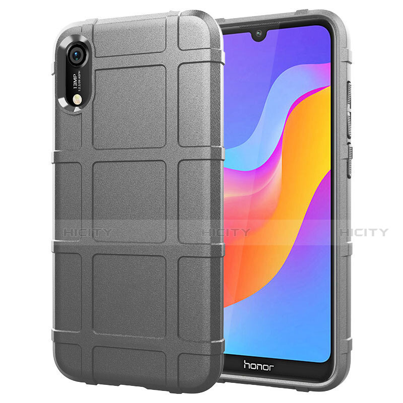 Custodia Silicone Ultra Sottile Morbida 360 Gradi Cover S01 per Huawei Y6 (2019) Argento