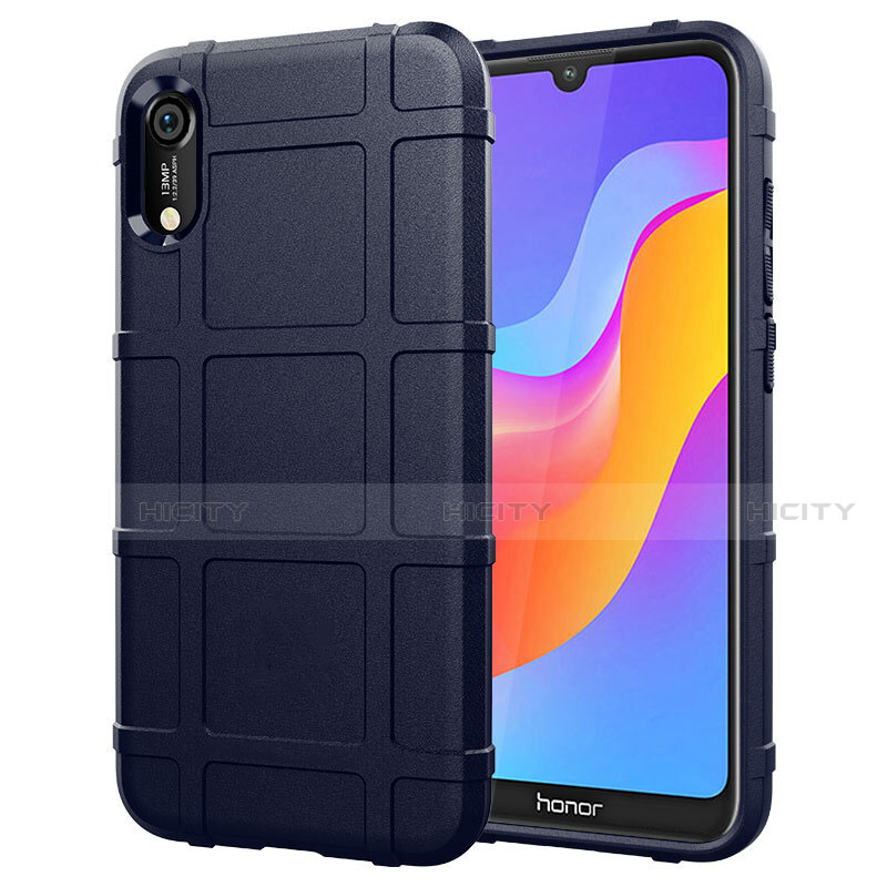 Custodia Silicone Ultra Sottile Morbida 360 Gradi Cover S01 per Huawei Y6 (2019) Blu