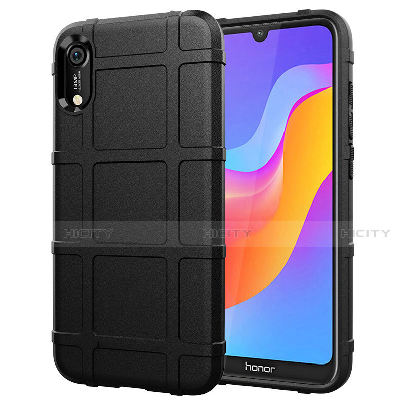 Custodia Silicone Ultra Sottile Morbida 360 Gradi Cover S01 per Huawei Y6 (2019) Nero