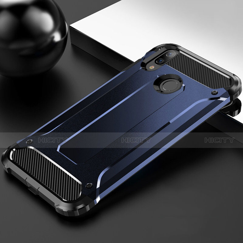 Custodia Silicone Ultra Sottile Morbida 360 Gradi Cover S01 per Huawei Y9 (2019) Blu