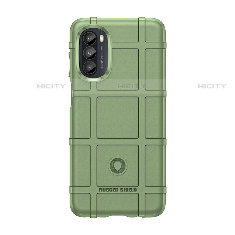 Custodia Silicone Ultra Sottile Morbida 360 Gradi Cover S01 per Motorola Moto Edge (2022) 5G Verde