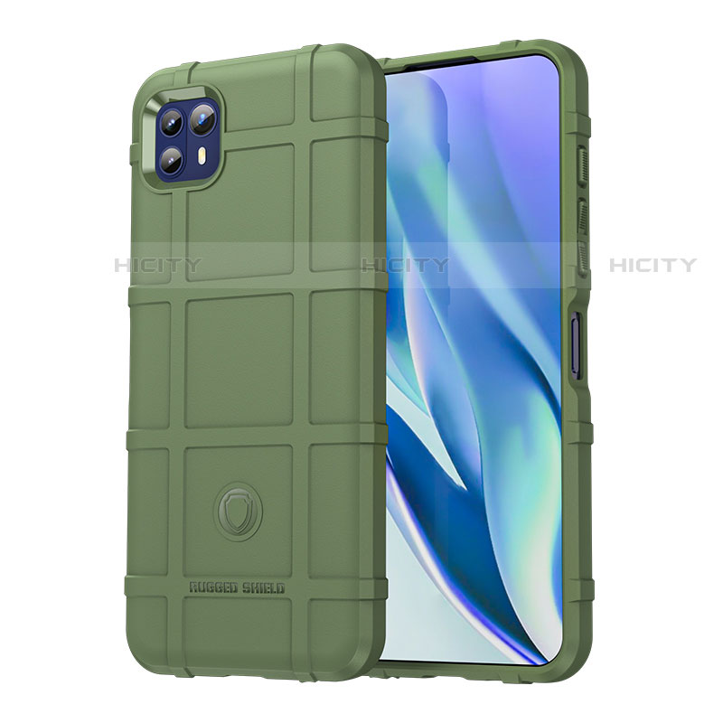 Custodia Silicone Ultra Sottile Morbida 360 Gradi Cover S01 per Motorola Moto G50 5G Verde