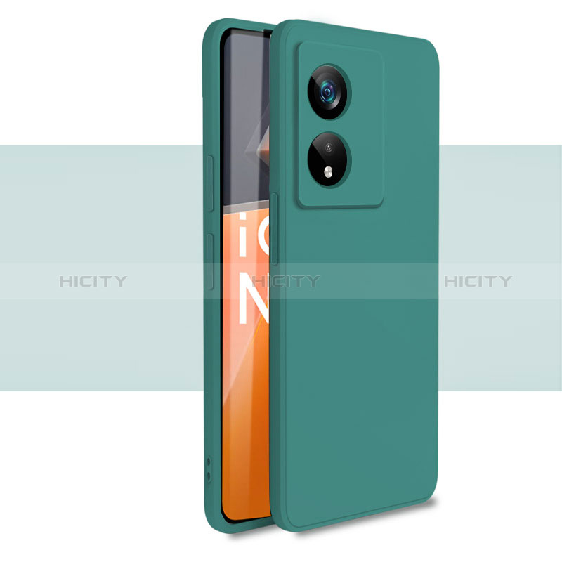 Custodia Silicone Ultra Sottile Morbida 360 Gradi Cover S01 per Oppo A1 Pro 5G Verde