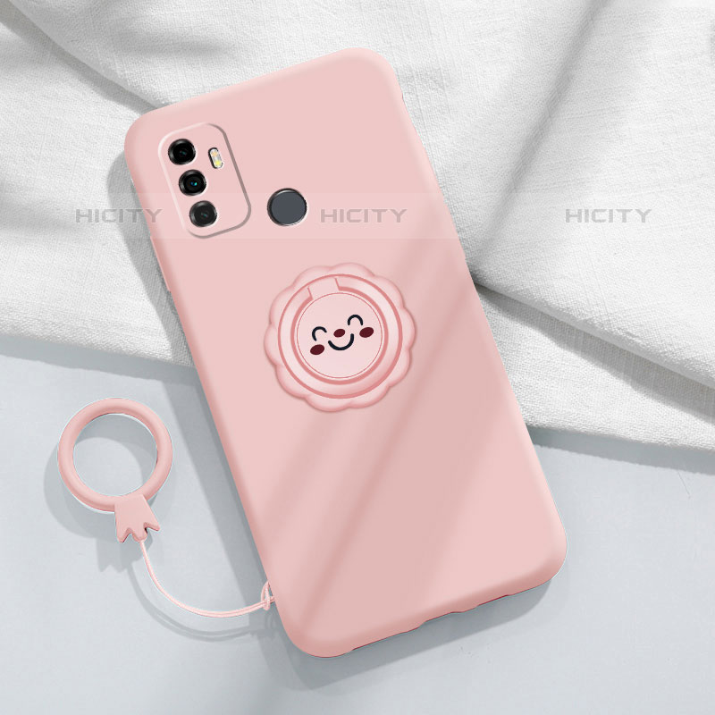 Custodia Silicone Ultra Sottile Morbida 360 Gradi Cover S01 per Oppo A11s Rosa