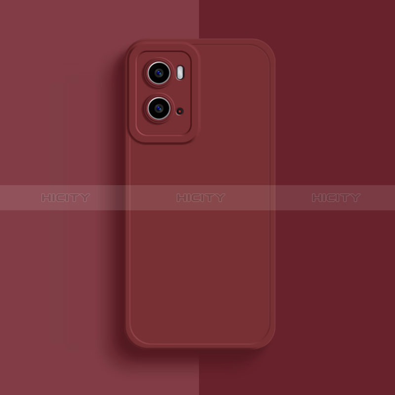 Custodia Silicone Ultra Sottile Morbida 360 Gradi Cover S01 per Oppo A36 Rosso