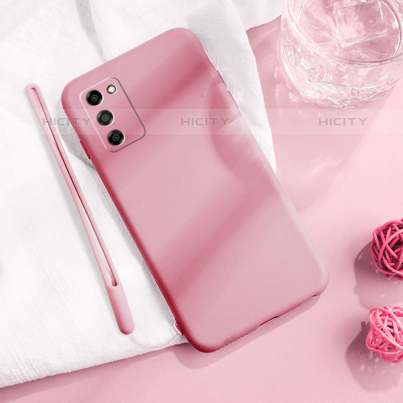 Custodia Silicone Ultra Sottile Morbida 360 Gradi Cover S01 per Oppo A55S 5G Rosa