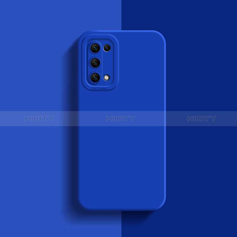 Custodia Silicone Ultra Sottile Morbida 360 Gradi Cover S01 per Oppo A74 5G Blu