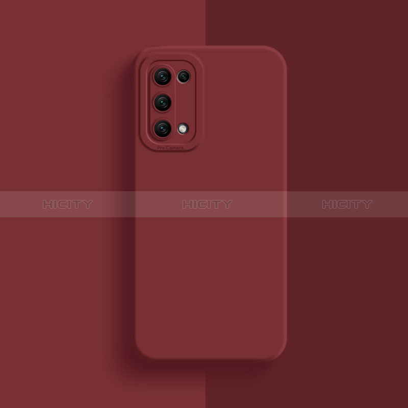 Custodia Silicone Ultra Sottile Morbida 360 Gradi Cover S01 per Oppo A74 5G Rosso