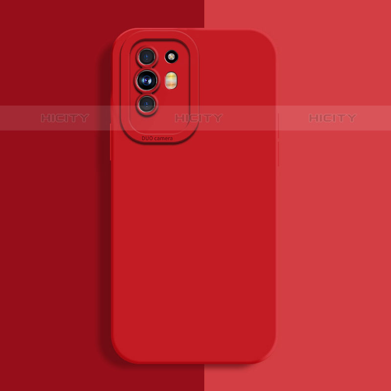 Custodia Silicone Ultra Sottile Morbida 360 Gradi Cover S01 per Oppo A94 5G Rosso